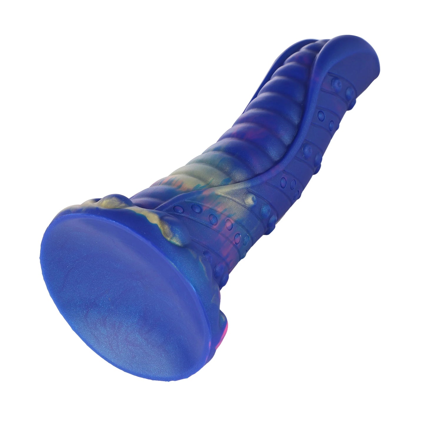 21 cm Blue Tongue Monster Dildo with Suction Cup | Textured Silicone | Fast Shipping