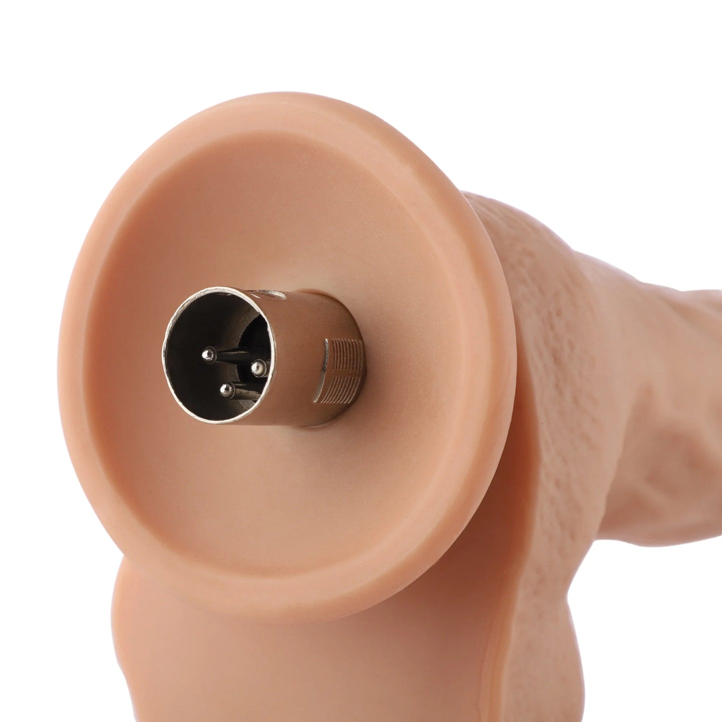 Dildo 3XLR voor Auxfun Basic seksspeeltje beige 24 cm