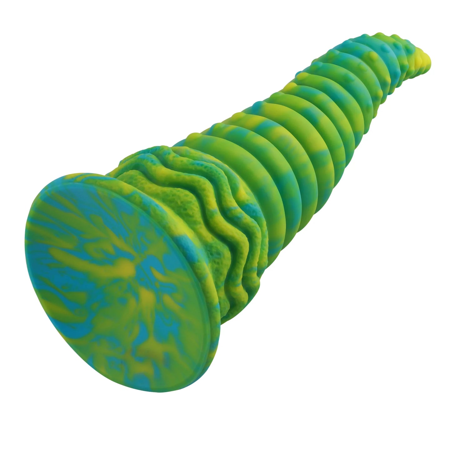24cm Glow in the Dark Silicone Anal Suction Cup Dildo - Realistic Design for Hands-Free Pleasure
