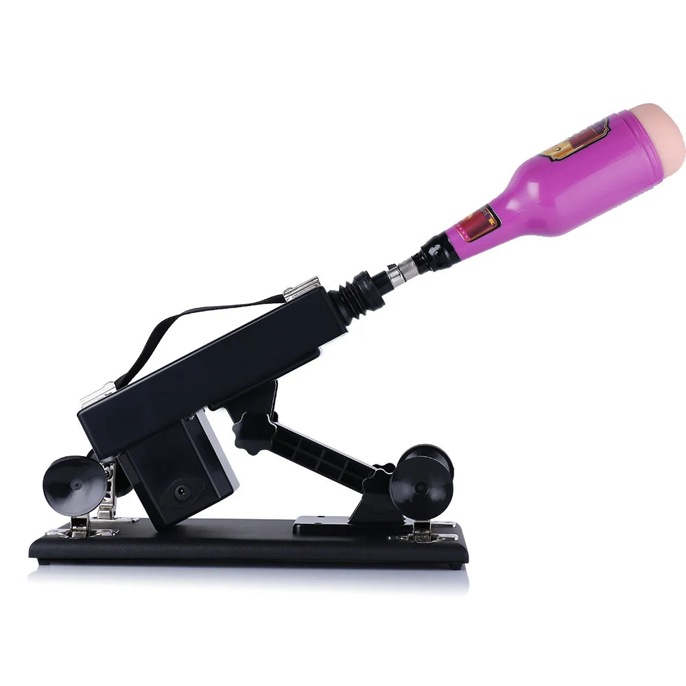 Heteréo Auxfun Basic Sex Machine With 3 Pocket Pussy! Vagina & Oral/Mouth & Anus