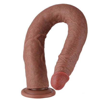 Realistische XXL Siliconen Dildo 50 cm met Zuignap voor Handenvrij Plezier, Premium Kwaliteit &.