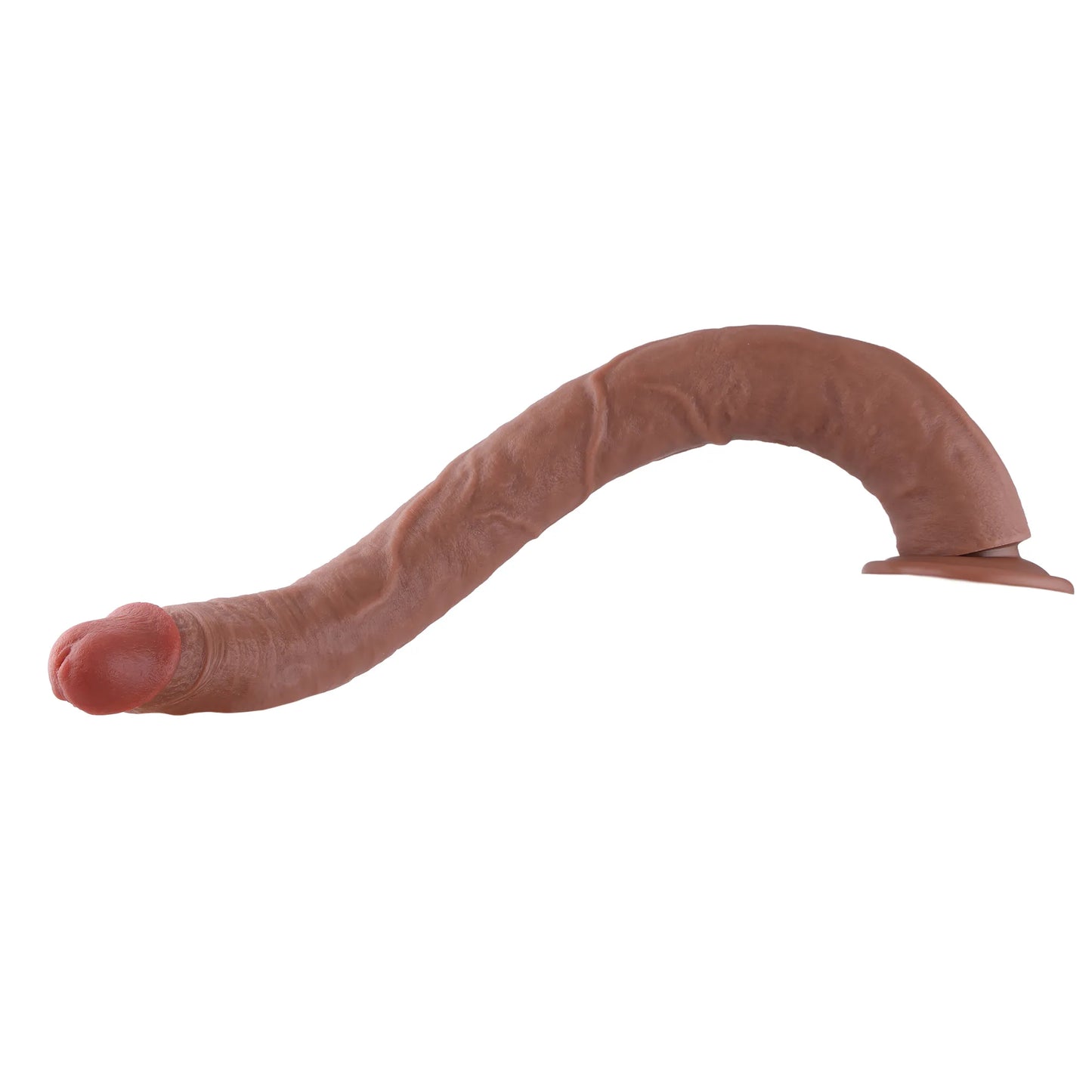 Realistische XXL Siliconen Dildo 50 cm met Zuignap voor Handenvrij Plezier, Premium Kwaliteit &.