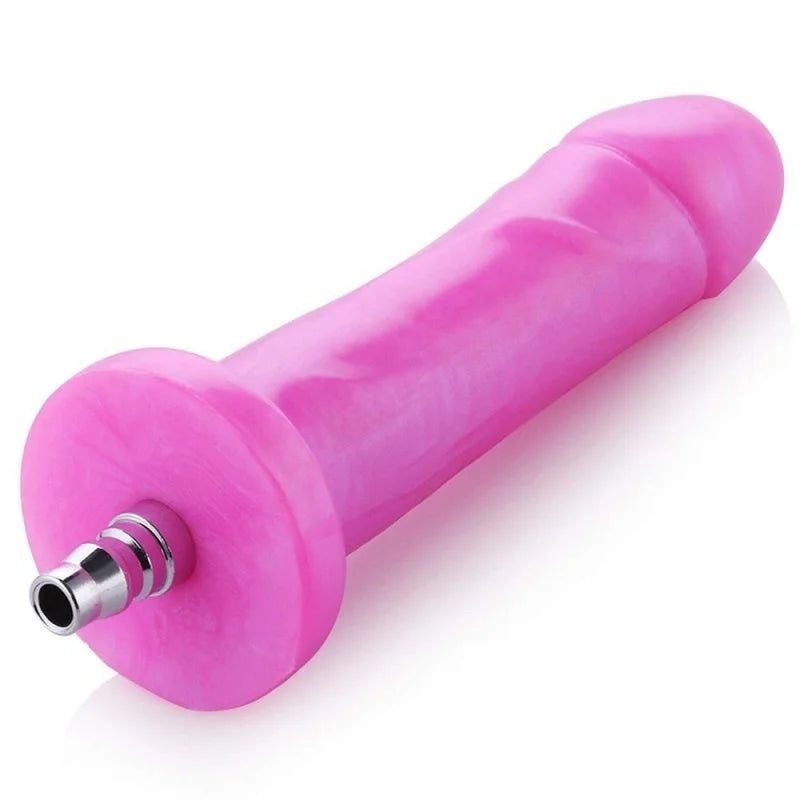Taboo Toys Anal & Vaginal Medical Silicone Dildo Pink with QAC