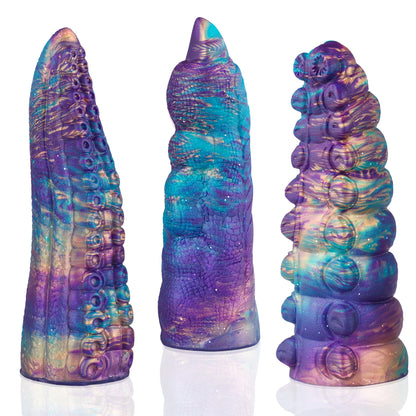 Galactic Fantasy Vingerhoes 3-Pack Set | 13 cm Lengte | Premium Siliconen | Unieke Texturen |