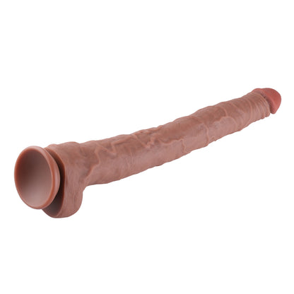 Colossus XXXL Realistische Dildo Met Zuignap 55 CM - Premium Siliconen, Levensgetrouwe Ervaring, 55 cm.