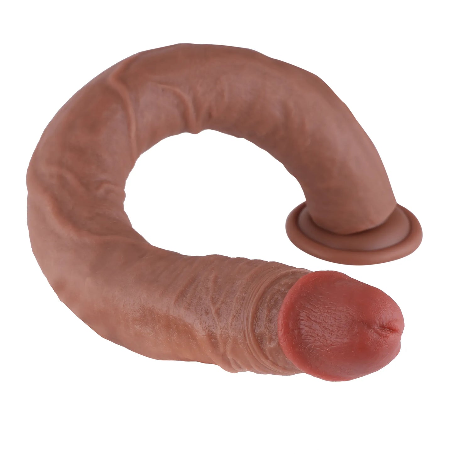 Realistische XXL Siliconen Dildo 50 cm met Zuignap voor Handenvrij Plezier, Premium Kwaliteit &.
