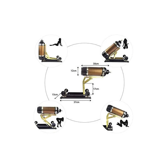 Package Boosty Auxfun Basic Sex Machine Sex furniture and lots of extras!