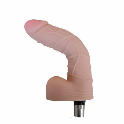 Buigzame dildo 3XLR voor Auxfun Basic seksspeeltje beige 18 cm
