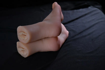 Foot Fetish Mannequin Pair with Artificial Vagina – Realistic Foot Fetish Mannequin with Natural Foot Shape and Soft Skin