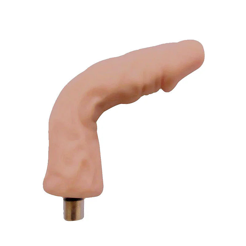 Buigzame dildo 3XLR voor Auxfun Basic seksspeeltje beige 18 cm