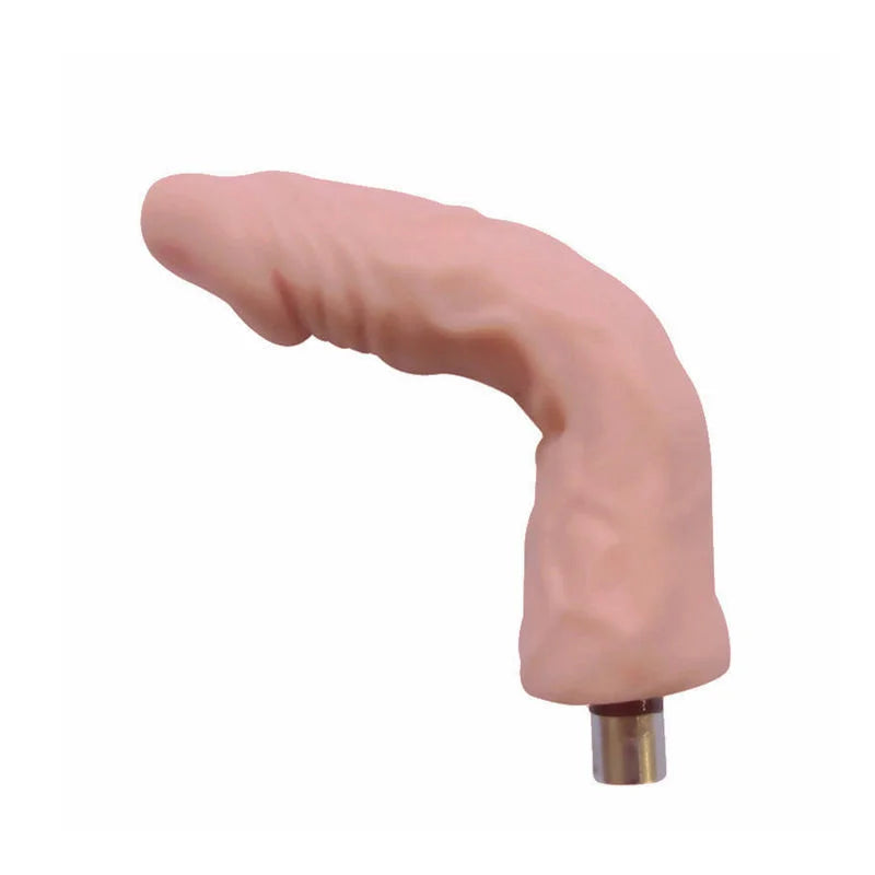 Buigzame dildo 3XLR voor Auxfun Basic seksspeeltje beige 18 cm