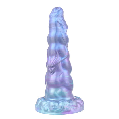 Dragonite Fantasy Dildo 26 cm - Vibrating Dragon Shape with Strong Suction Cup - Premium Silicone.