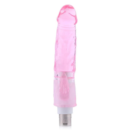 Dildo Pink with Clitoris Stimulation 3XLR Connector for the Auxfun Basic Sex Machine