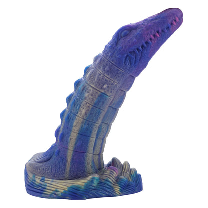 "Wildolo Fantasy Crocodile Dildo 23 cm - Premium Silicone Suction Cup Toy for Intense Stimulation"