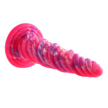 Premium siliconen anale dildo met uniek ontwerp, trilling - handsfree genot - 25 cm