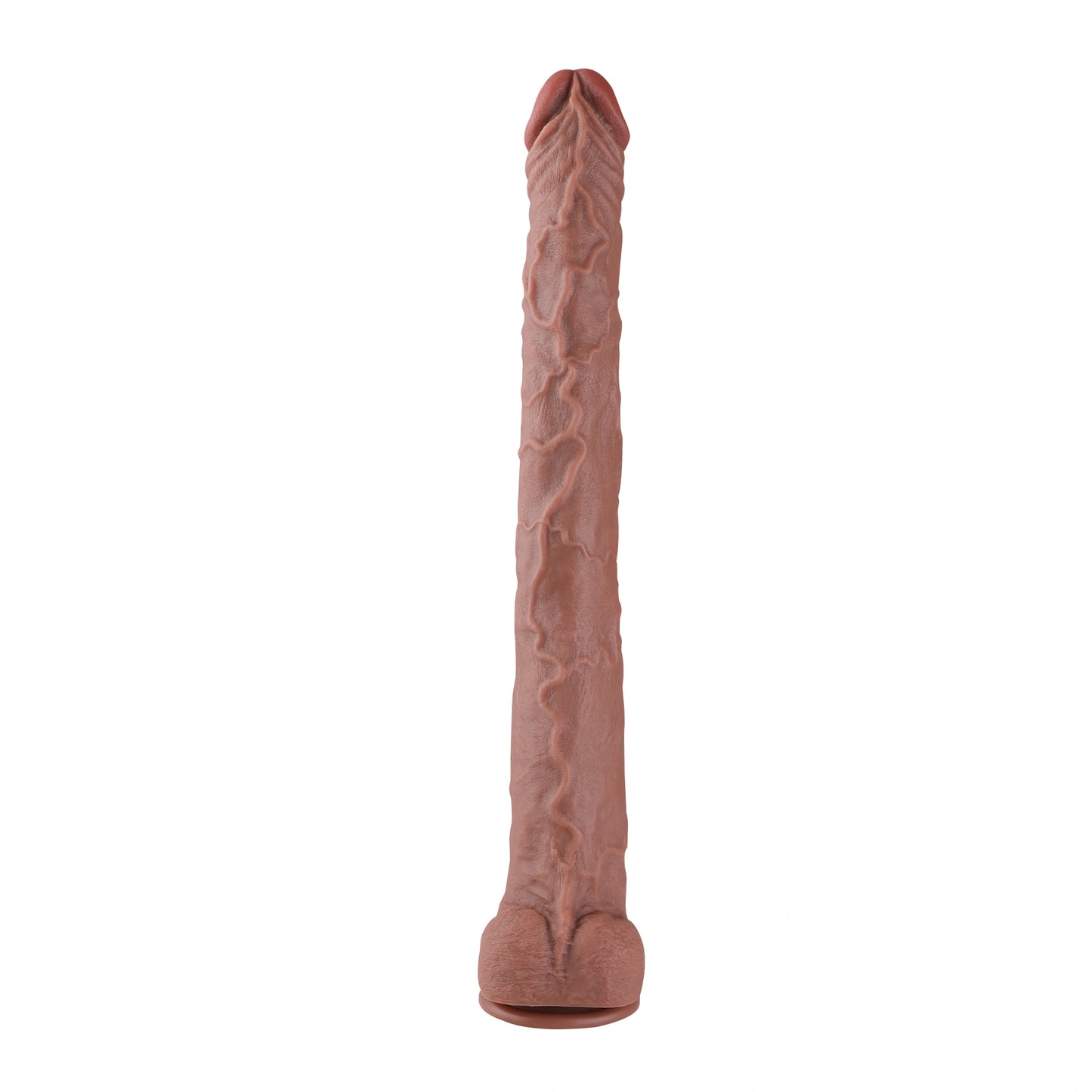 Colossus XXXL Realistische Dildo Met Zuignap 55 CM - Premium Siliconen, Levensgetrouwe Ervaring, 55 cm.
