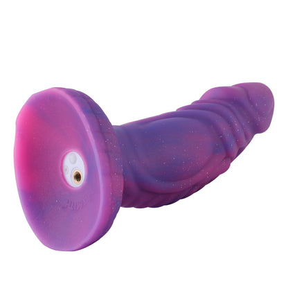 Fantasy dildo met trilling en zuignap - 20 cm siliconen dildo voor intense stimulatie en.
