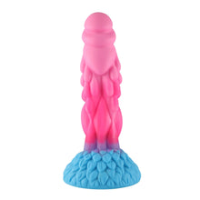 Wildolo® Fantasy zuignap dildo Nesbu - 21 cm lengte, extra gestructureerde schacht, handsfree plezier