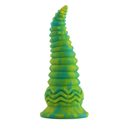 24cm Glow in the Dark Silicone Anal Suction Cup Dildo - Realistic Design for Hands-Free Pleasure