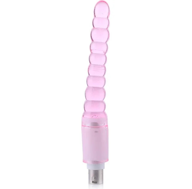 Ribbed Anal Dildo 3XLR Connector for Auxfun Basic Sex Machine