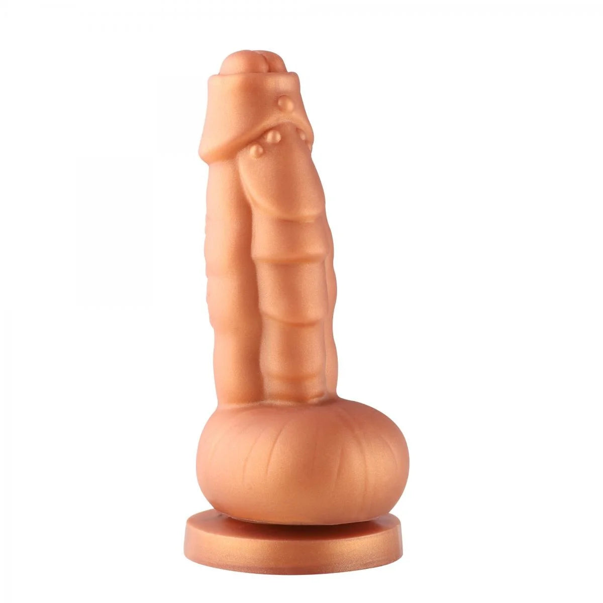Hippo Fantasy XL Suction Cup Dildo 20 cm - Unique Shape, Bumps & Ridges for Intense Stimulation