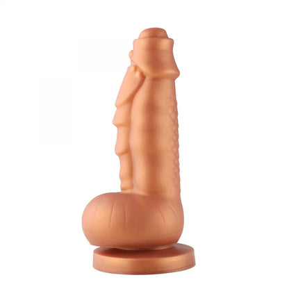 Hippo Fantasy XL Suction Cup Dildo 20 cm - Unique Shape, Bumps & Ridges for Intense Stimulation
