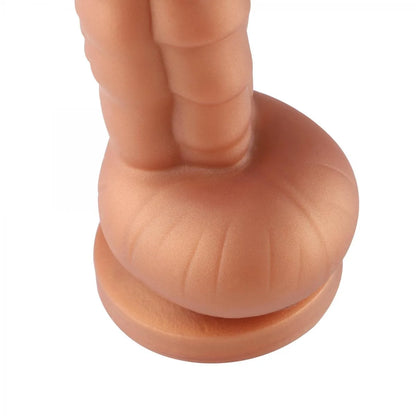 Hippo Fantasy XL Suction Cup Dildo 20 cm - Unique Shape, Bumps & Ridges for Intense Stimulation