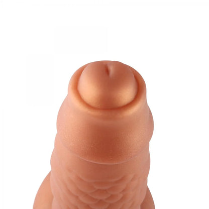 Hippo Fantasy XL Suction Cup Dildo 20 cm - Unique Shape, Bumps & Ridges for Intense Stimulation