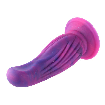 25 cm Flexible Anal Dildo with Powerful Suction Cup | Taboo Toys Melon Ribbed Silicone Toy for Intense.
