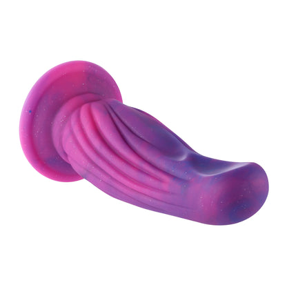 25 cm Flexible Anal Dildo with Powerful Suction Cup | Taboo Toys Melon Ribbed Silicone Toy for Intense.