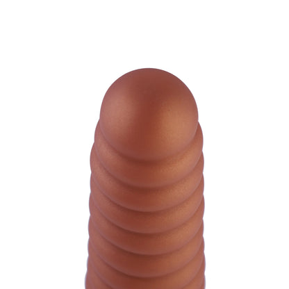 Experience Ultimate Stimulation with Anal Tower Ribbed Suction Cup Dildo - XXL Size (26 cm)