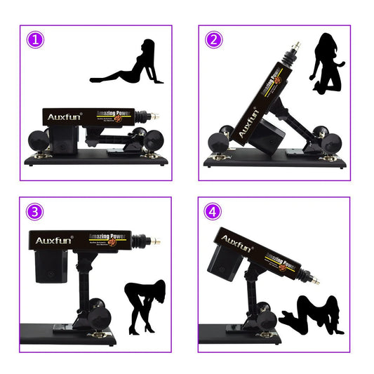Auxfun® Basic Sex Machine - Bundle Dimitri - With Dildos and Extencions