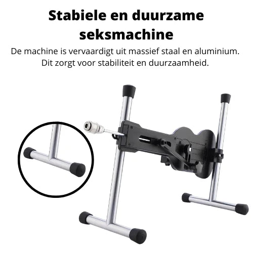 Sex Machine – 3 Dildos, Pocket Pussy & Spring Adapter, Wireless