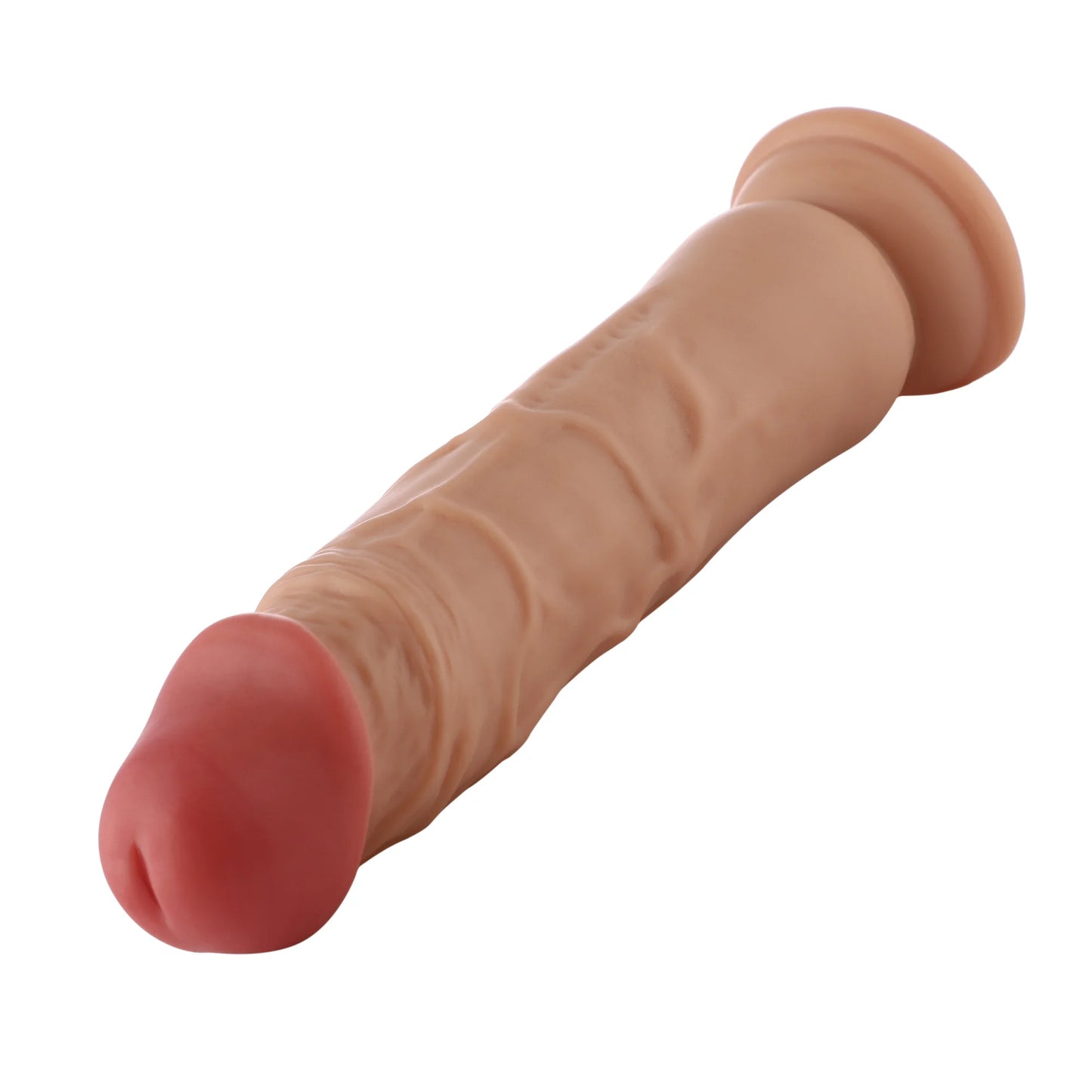 Dildo 3XLR voor de Auxfun Basic seksspeeltje beige 19 cm