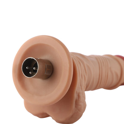 Dildo 3XLR voor de Auxfun Basic Seksmachine Beige
