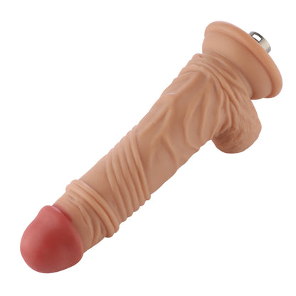 Dildo 3XLR voor de Auxfun Basic Seksmachine Beige