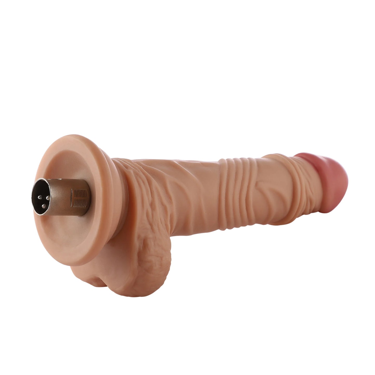 Dildo 3XLR voor de Auxfun Basic Seksmachine Beige