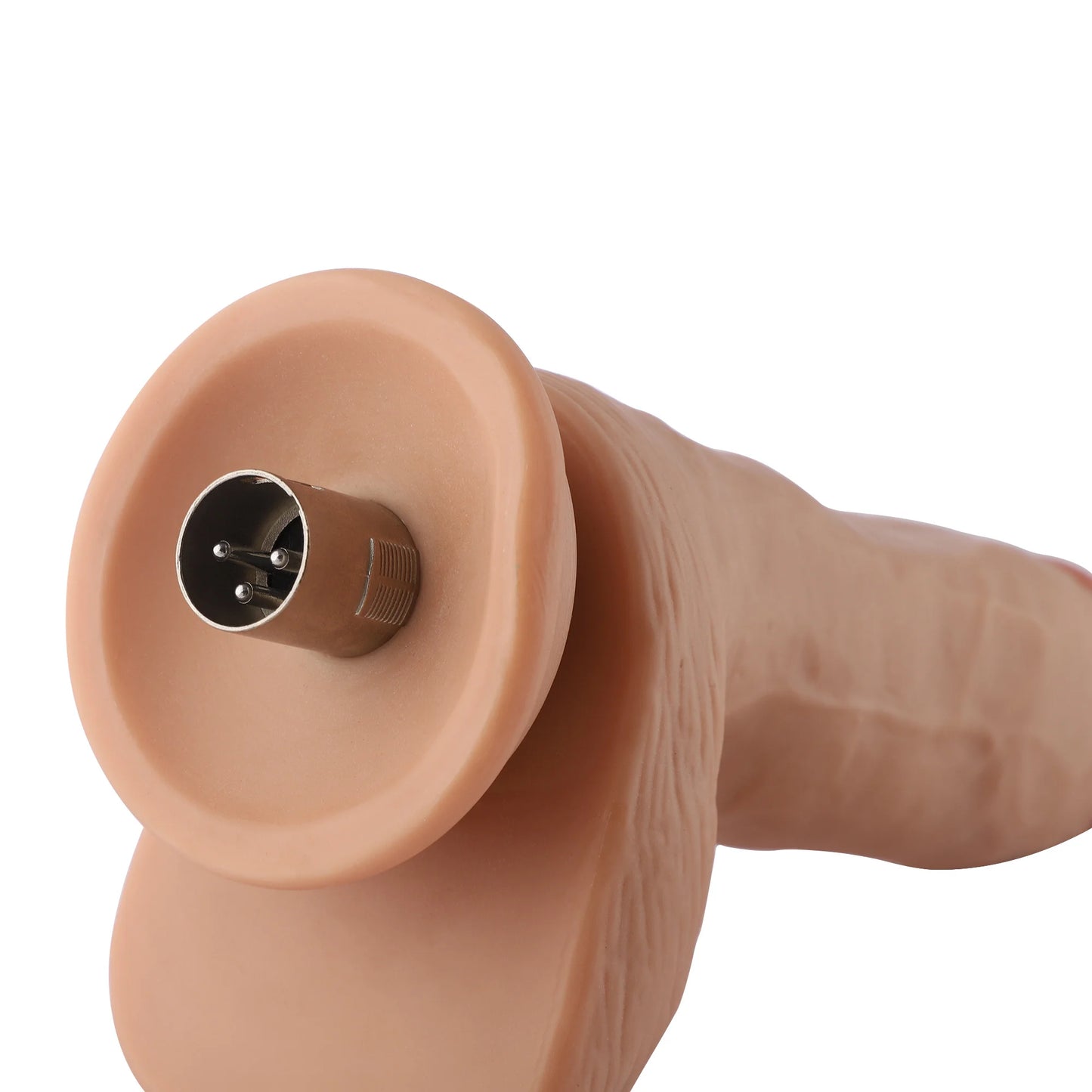 Dildo 3XLR voor de Auxfun Basic Seksmachine Beige 20.5 cm Extra Dik