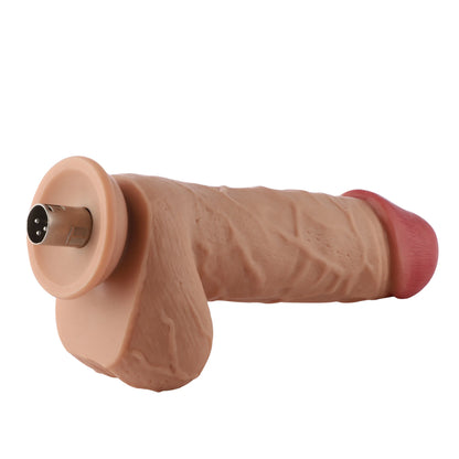 Dildo 3XLR voor de Auxfun Basic seksspeeltje beige 22 cm extra dik