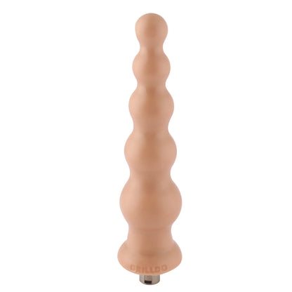 Ribbelige dildo 3XLR voor Auxfun Basic seksspeeltje beige 21 cm
