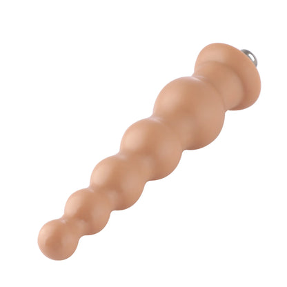 Ribbelige dildo 3XLR voor Auxfun Basic seksspeeltje beige 21 cm