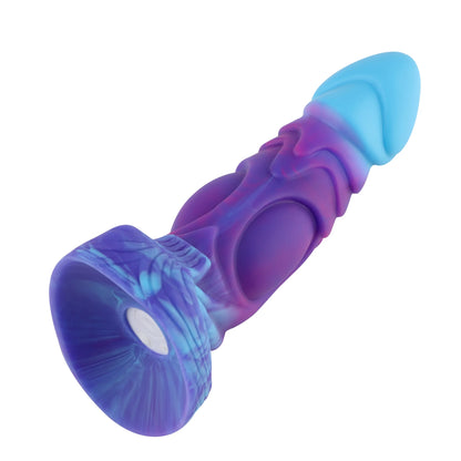 10 Modes Vibrating Fantasy Dildo 16 cm with Suction Cup, App Control, and Remote | Merman and.