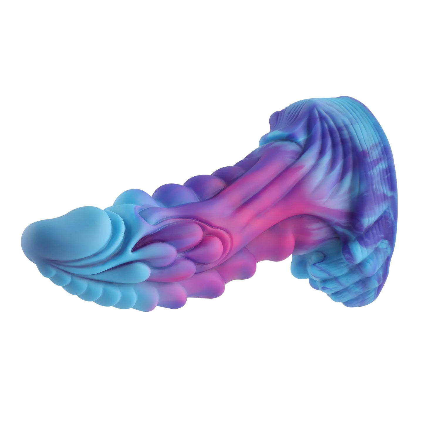 26 cm Blue Vibrating Dildo with Suction Cup, 10 Vibration Modes, Remote Control | High-Quality.